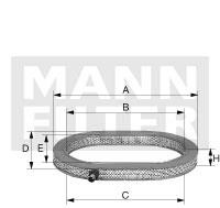 Mann-Filter C 54 121 Воздушный фильтр C54121: Отличная цена - Купить в Польше на 2407.PL!