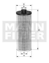 Mann-Filter HU 712 X Масляный фильтр HU712X: Отличная цена - Купить в Польше на 2407.PL!