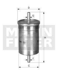 Mann-Filter WK 78/2 Filtr paliwa WK782: Dobra cena w Polsce na 2407.PL - Kup Teraz!