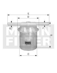 Mann-Filter WK 42/6 Fuel filter WK426: Buy near me in Poland at 2407.PL - Good price!