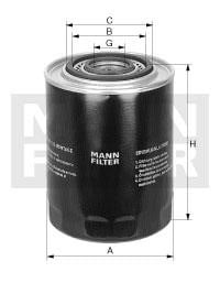 Mann-Filter WP 11 102/1 Фільтр масляний WP111021: Приваблива ціна - Купити у Польщі на 2407.PL!