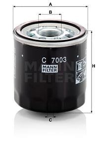 Mann-Filter C 7003 Фильтр, вентиляция - топливный бак C7003: Отличная цена - Купить в Польше на 2407.PL!