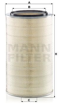 Mann-Filter C 38 014 X Повітряний фільтр C38014X: Приваблива ціна - Купити у Польщі на 2407.PL!