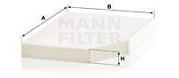 Mann-Filter CU 30 007 Filter, interior air CU30007: Buy near me in Poland at 2407.PL - Good price!