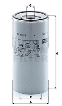 Mann-Filter WK 11 016 Z Fuel filter WK11016Z: Buy near me at 2407.PL in Poland at an Affordable price!