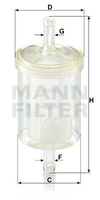 Mann-Filter WK 43/13 (10) Filtr paliwa WK431310: Dobra cena w Polsce na 2407.PL - Kup Teraz!