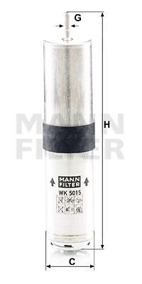 Mann-Filter WK 5015 Z Фільтр палива WK5015Z: Приваблива ціна - Купити у Польщі на 2407.PL!