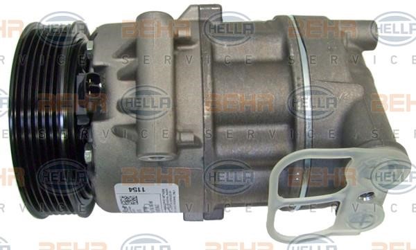 Hella 8FK 351 002-301 Compressor, air conditioning 8FK351002301: Buy near me in Poland at 2407.PL - Good price!