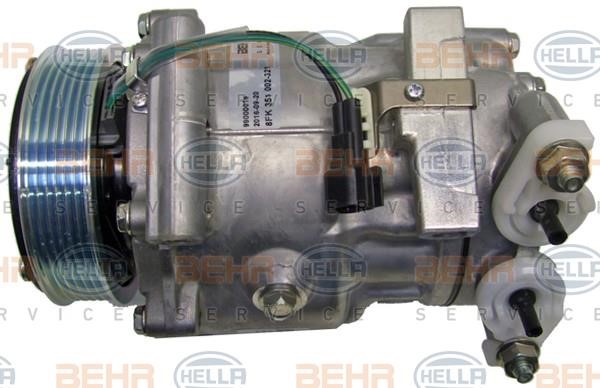 Hella 8FK 351 002-321 Compressor, air conditioning 8FK351002321: Buy near me in Poland at 2407.PL - Good price!