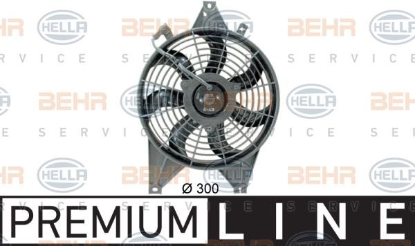 Hella 8EW 351 034-631 Air conditioner fan 8EW351034631: Buy near me in Poland at 2407.PL - Good price!