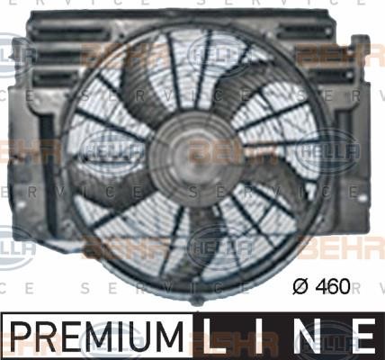 Hella 8EW 351 040-661 Air conditioner fan 8EW351040661: Buy near me in Poland at 2407.PL - Good price!