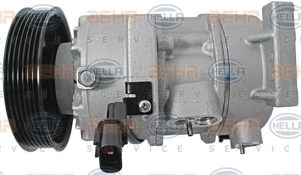 Hella 8FK 351 106-301 Compressor, air conditioning 8FK351106301: Buy near me in Poland at 2407.PL - Good price!