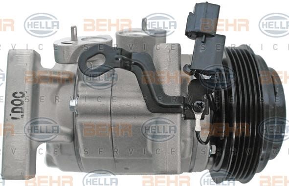 Hella 8FK 351 106-371 Compressor, air conditioning 8FK351106371: Buy near me in Poland at 2407.PL - Good price!
