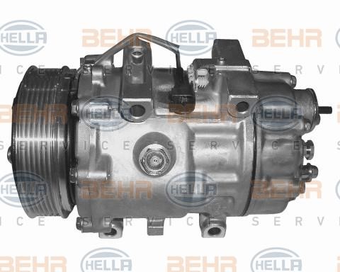 Hella 8FK 351 106-421 Compressor, air conditioning 8FK351106421: Buy near me in Poland at 2407.PL - Good price!