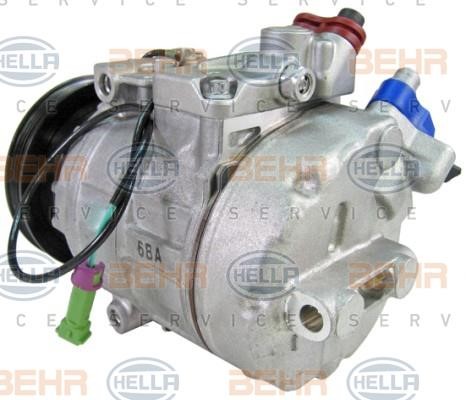 Hella 8FK 351 126-481 Compressor, air conditioning 8FK351126481: Buy near me in Poland at 2407.PL - Good price!