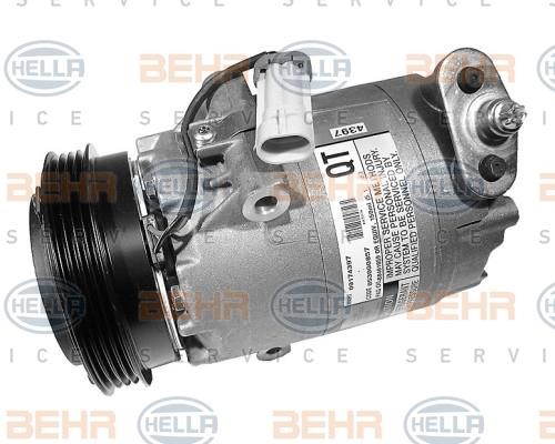 Hella 8FK 351 134-101 Compressor, air conditioning 8FK351134101: Buy near me in Poland at 2407.PL - Good price!