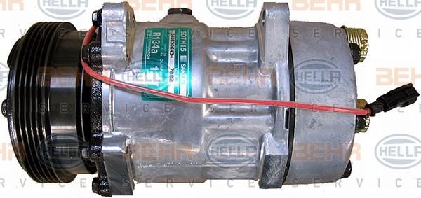 Hella 8FK 351 134-371 Compressor, air conditioning 8FK351134371: Buy near me in Poland at 2407.PL - Good price!