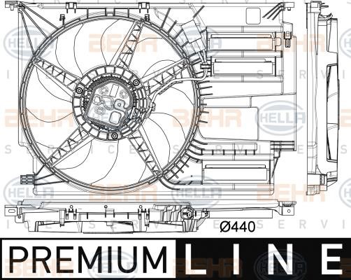 Hella 8EW 351 151-071 Lüfter, Motorkühlung 8EW351151071: Kaufen Sie zu einem guten Preis in Polen bei 2407.PL!