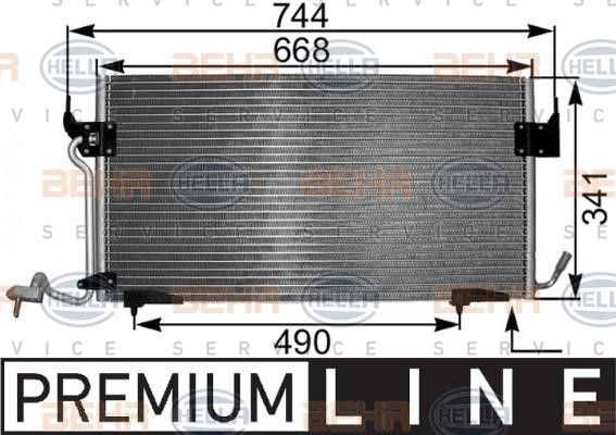 Hella 8FC 351 301-281 Cooler Module 8FC351301281: Buy near me in Poland at 2407.PL - Good price!