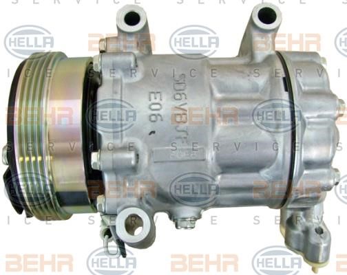 Hella 8FK 351 316-021 Compressor, air conditioning 8FK351316021: Buy near me in Poland at 2407.PL - Good price!