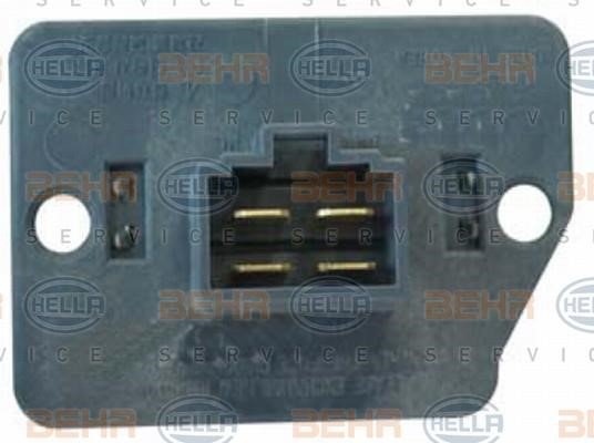 Hella 9ML 351 321-381 Резистор электродвигателя вентилятора 9ML351321381: Отличная цена - Купить в Польше на 2407.PL!