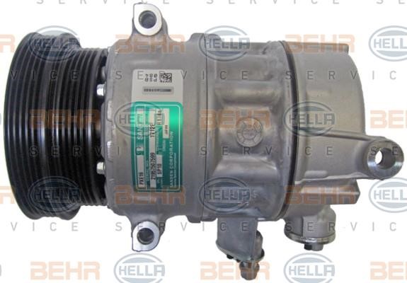 Hella 8FK 351 322-341 Compressor, air conditioning 8FK351322341: Buy near me at 2407.PL in Poland at an Affordable price!