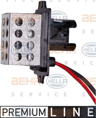 Hella 9ML 351 332-181 Резистор електродвигуна вентилятора 9ML351332181: Приваблива ціна - Купити у Польщі на 2407.PL!