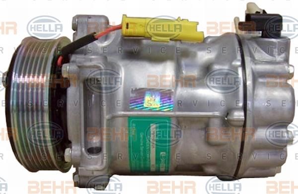 Hella 8FK 351 334-271 Compressor, air conditioning 8FK351334271: Buy near me in Poland at 2407.PL - Good price!
