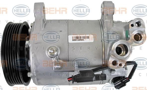 Hella 8FK 351 339-231 Compressor, air conditioning 8FK351339231: Buy near me in Poland at 2407.PL - Good price!