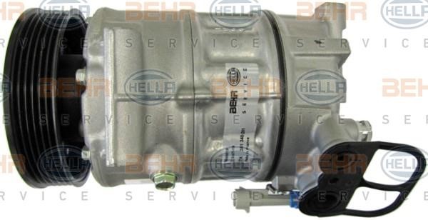 Hella 8FK 351 340-291 Compressor, air conditioning 8FK351340291: Buy near me in Poland at 2407.PL - Good price!