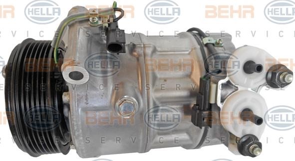 Hella 8FK 351 341-081 Compressor, air conditioning 8FK351341081: Buy near me in Poland at 2407.PL - Good price!