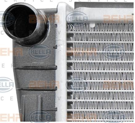 Radiator, engine cooling Hella 8MK 376 712-021