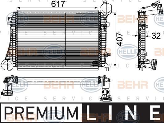 Hella 8ML 376 746-151 Интеркулер 8ML376746151: Отличная цена - Купить в Польше на 2407.PL!