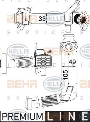 Hella 8ME 376 750-761 Клапан рециркуляции отработанных газов EGR 8ME376750761: Отличная цена - Купить в Польше на 2407.PL!