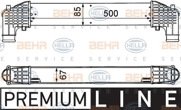 Hella 8ML 376 776-571 Ladeluftkühler 8ML376776571: Kaufen Sie zu einem guten Preis in Polen bei 2407.PL!