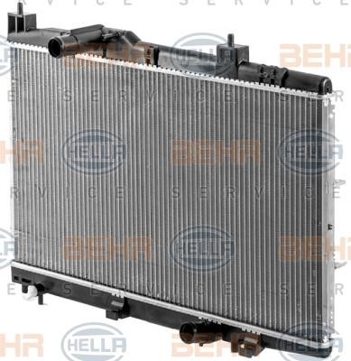 Hella 8MK 376 900-341 Радиатор охлаждения двигателя 8MK376900341: Отличная цена - Купить в Польше на 2407.PL!