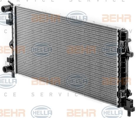 Hella 8MK 376 902-011 Radiator, engine cooling 8MK376902011: Buy near me at 2407.PL in Poland at an Affordable price!