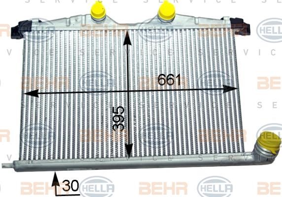 Hella 8ML 376 910-321 Intercooler, charger 8ML376910321: Buy near me in Poland at 2407.PL - Good price!