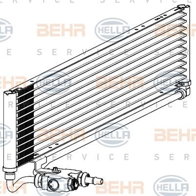 Hella 8MO 376 999-561 Oil cooler 8MO376999561: Buy near me in Poland at 2407.PL - Good price!