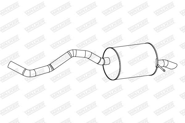 Walker 24290 End Silencer 24290: Buy near me in Poland at 2407.PL - Good price!