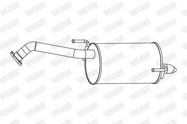 Walker 24296 End Silencer 24296: Buy near me at 2407.PL in Poland at an Affordable price!