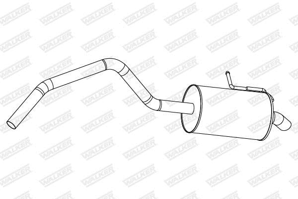 Walker 24310 End Silencer 24310: Buy near me in Poland at 2407.PL - Good price!