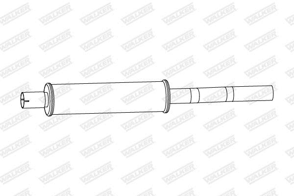 Walker 24326 Middle Silencer 24326: Buy near me in Poland at 2407.PL - Good price!