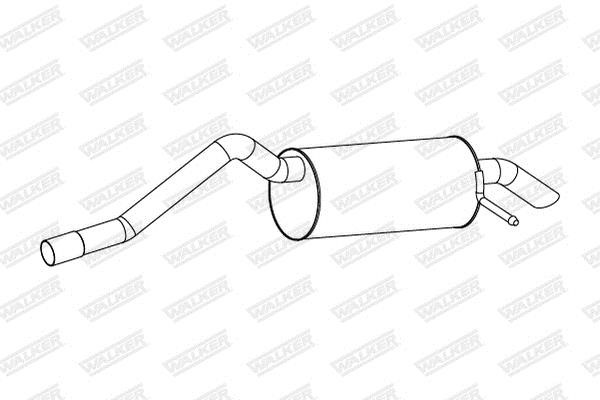 Walker 25228 End Silencer 25228: Buy near me in Poland at 2407.PL - Good price!