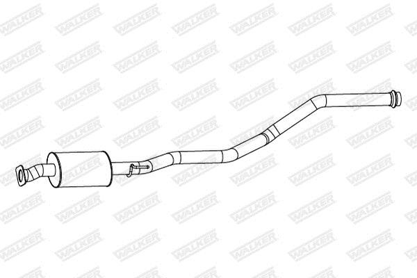 Walker 25232 Middle Silencer 25232: Buy near me in Poland at 2407.PL - Good price!