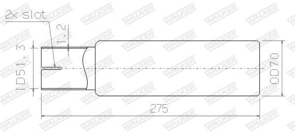 Walker 32081 Exhaust Tip 32081: Buy near me in Poland at 2407.PL - Good price!