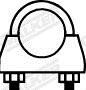 Walker 82332 Exhaust clamp 82332: Buy near me in Poland at 2407.PL - Good price!
