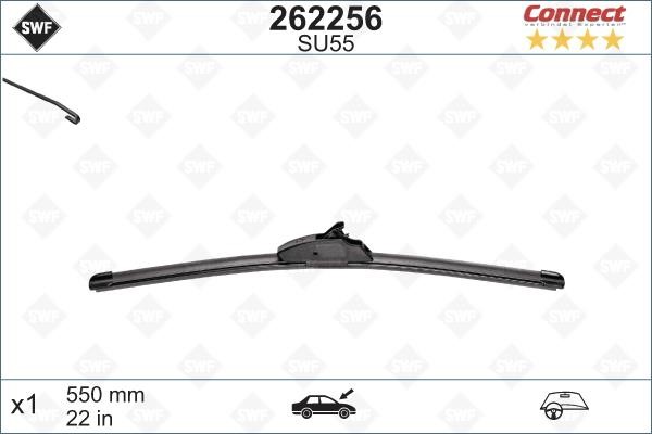 SWF 262256 Wiper Blade Frameless 550 mm (22") 262256: Buy near me at 2407.PL in Poland at an Affordable price!