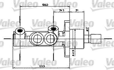 Valeo 402231 Pompa hamulcowa 402231: Dobra cena w Polsce na 2407.PL - Kup Teraz!