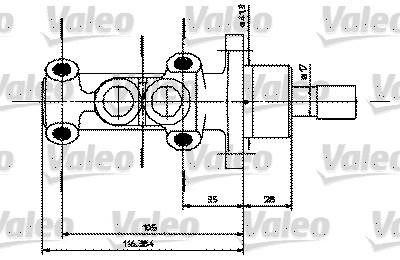 Valeo 402251 Brake Master Cylinder 402251: Buy near me in Poland at 2407.PL - Good price!